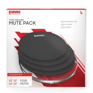 Evans SoundOff Mute Pad Set, Fusion (10", 12", 14", 14")