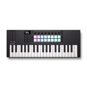 Novation Launchkey Mini 37 MK4 Midi Keyboard Controller, Black
