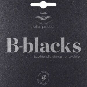 Aquila B-Blacks Ukulele String Set, DGBE, Baritone