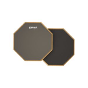 Evans RealFeel 2-Sided Drum Practice Pad, 12 Inch