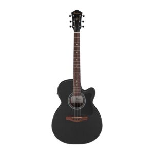 Ibanez V Series VC44CE-WK Grand Concert Cutaway Electro Acoustic Guitar, Weathered Black
