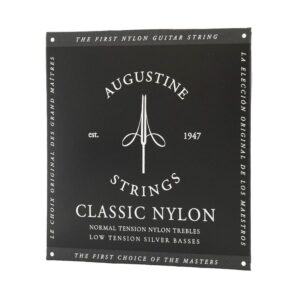 Augustine Black Label Classical Guitar String, Low E