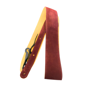 Roksak RSSS-210 2.5" Suede Guitar Strap, Burgandy
