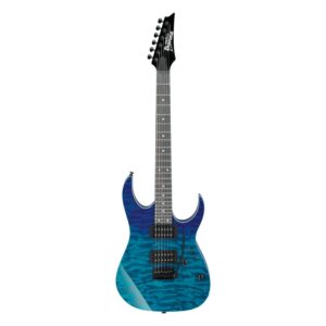 Ibanez Gio GRG120QASP-BGD HH Electric Guitar, Black Hardware, Blue Gradiation