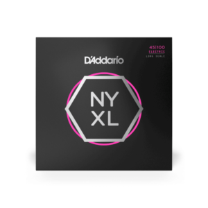 D'Addario NYXL Electric Bass Guitar 4-String Set, NYXL45100, 45-100 Long Scale