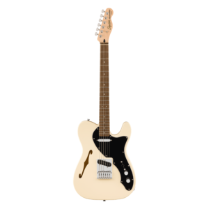 Squier Affinity Telecaster Thinline, Laurel Fingerboard, Black Pickguard, Olympic White