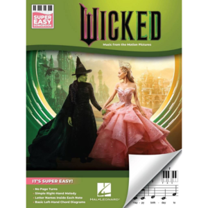 Wicked: Music from the Motion Pictures - Super Easy Sonbook (Vocal/Keyboard/Piano)